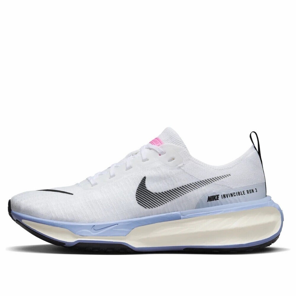 Size 7 Nike ZoomX Invincible Run Fly Knit White Black Football Grey DR2615-100